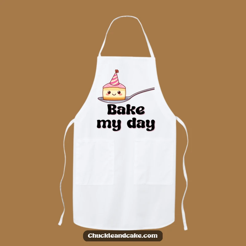 Funny Cake Slice Apron - Hilarious Baking & Kitchen Gift for Food Lovers