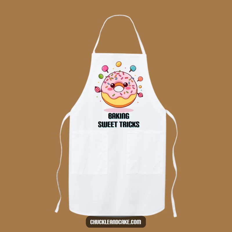 Funny Donut Apron: Bake with Joy and Candy Juggling Fun