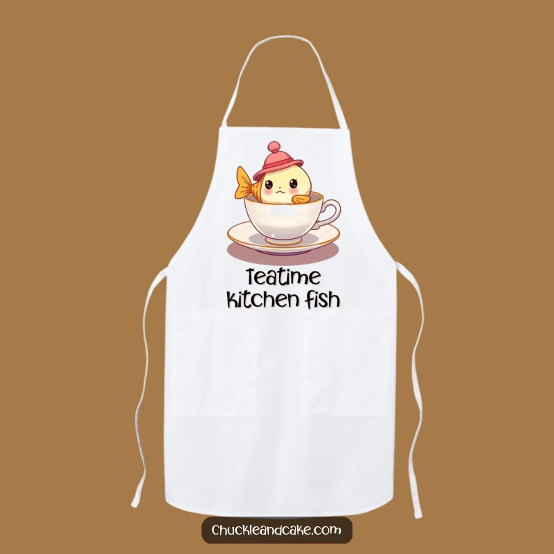 Funny Fish Apron - Kitchen Whimsy, Hilarious Cooking Gift