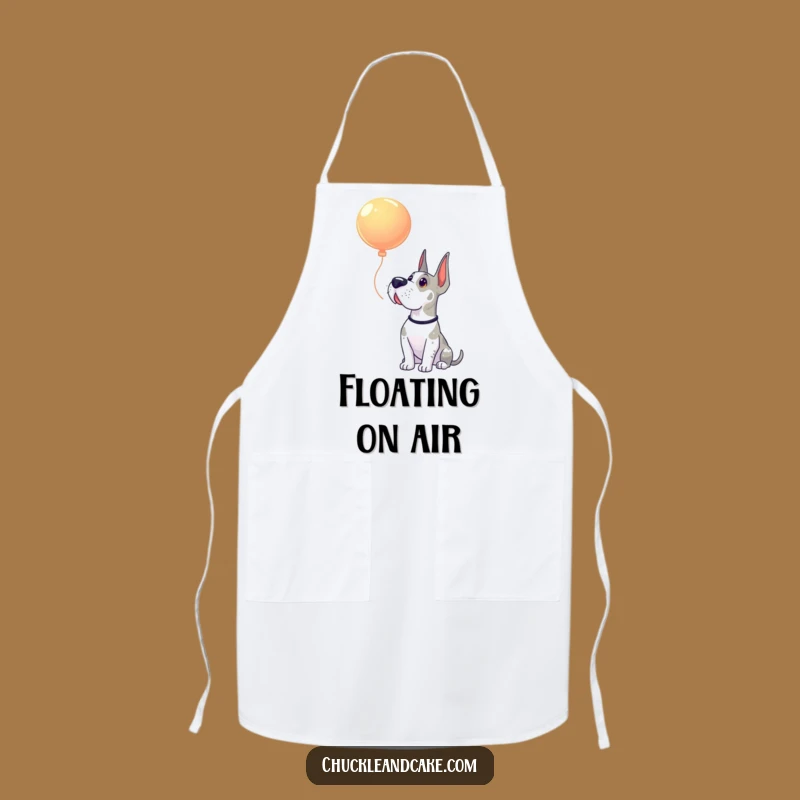 Funny Grand Dane Balloon Wonder Apron: Whimsical Kitchen Fun & Humorous Gift for Bakers