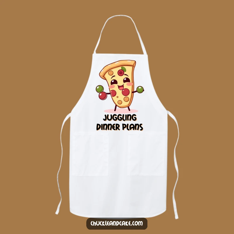 Funny Pizza Slice Apron - Cook with Giggles and Olive-Juggling Fun