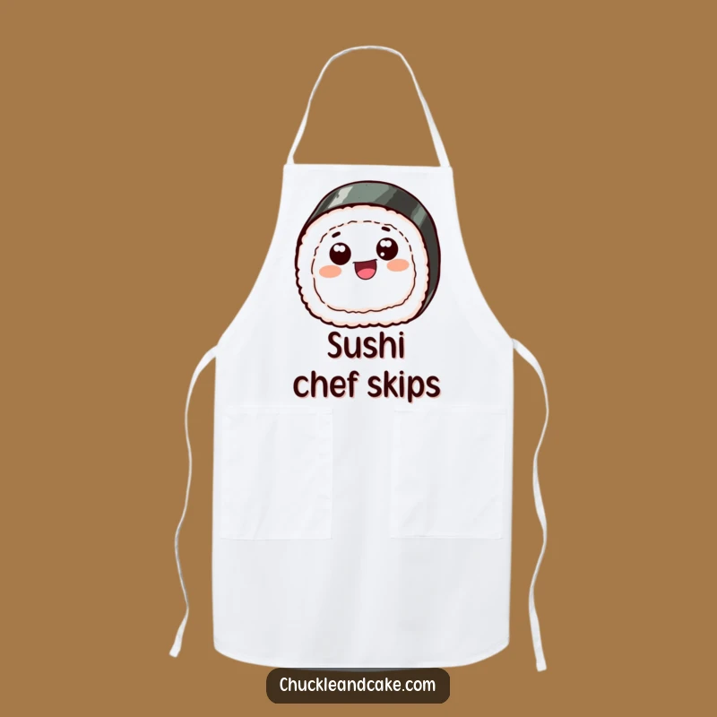 Funny Sushi Apron: Cook with a Smile and Googly Eyes