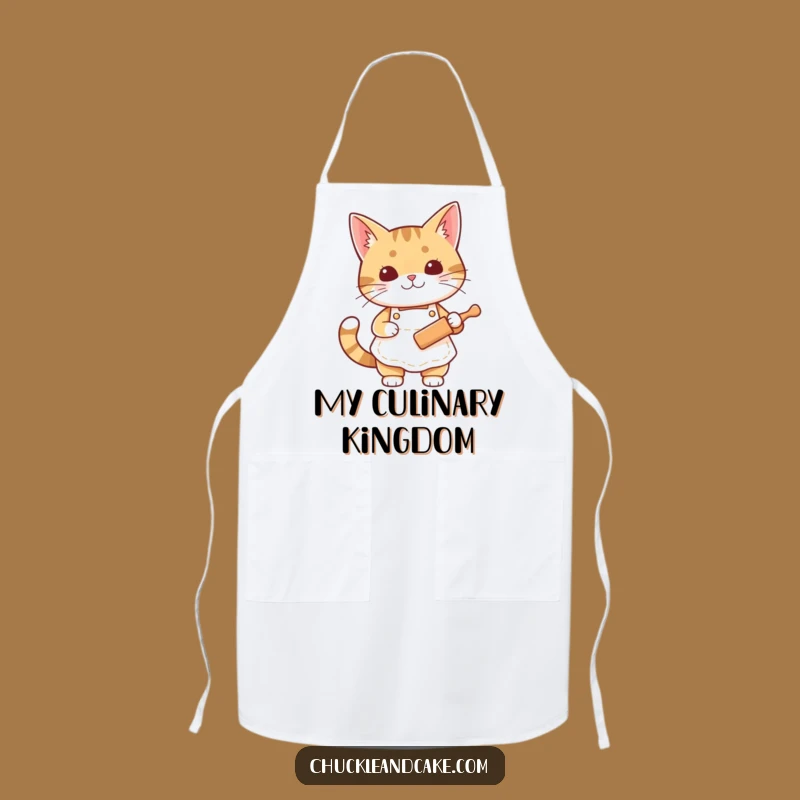 Funny Bobtail Baker Cat Apron: Cook Up A Storm In Style