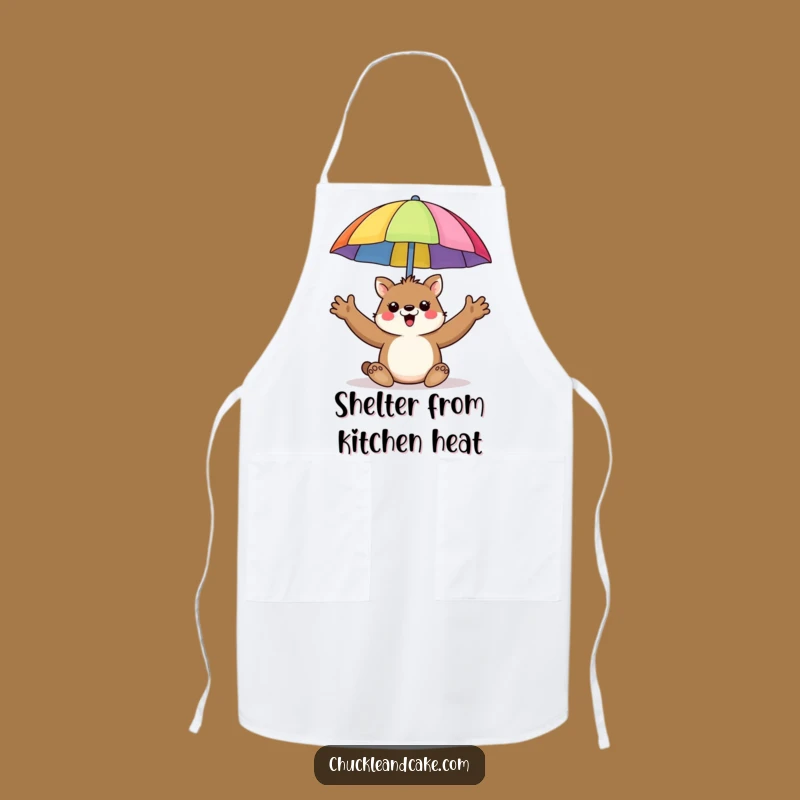 Funny Animal Umbrella Apron - Hilarious Beach Chef Gift!