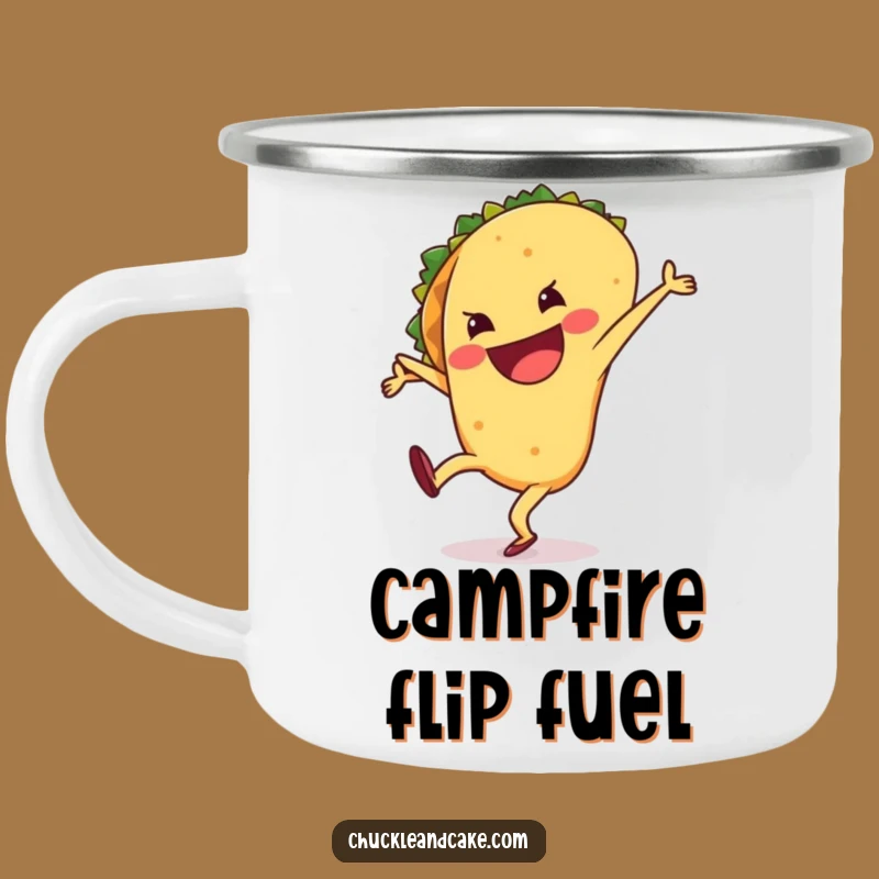 Funny Taco Camping Mug: Fiesta Fuel for Outdoor Adventures