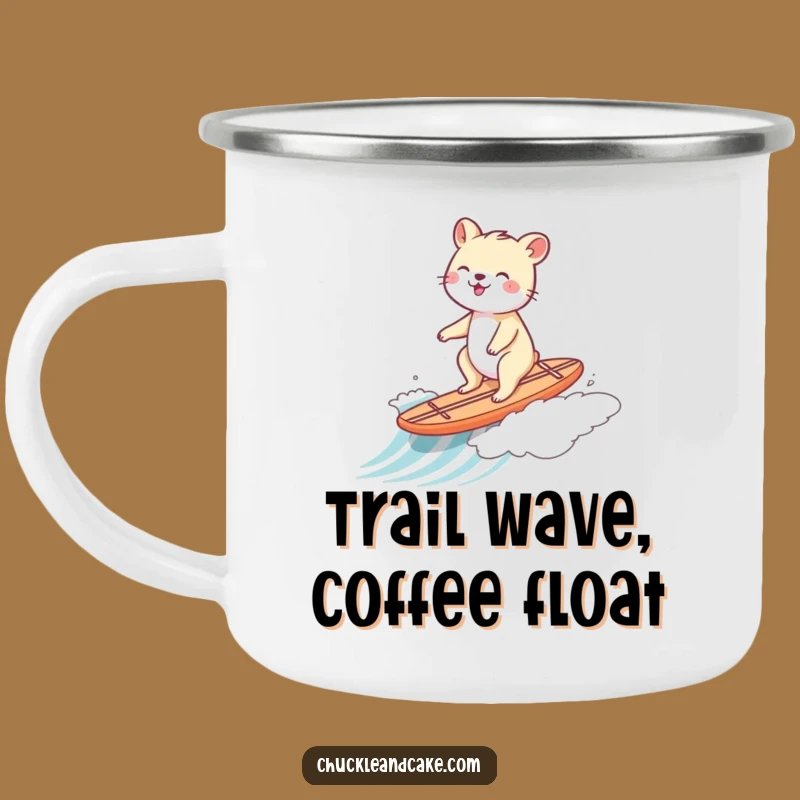Funny Animal Surf Camping Mug - Adventure Drinkware!