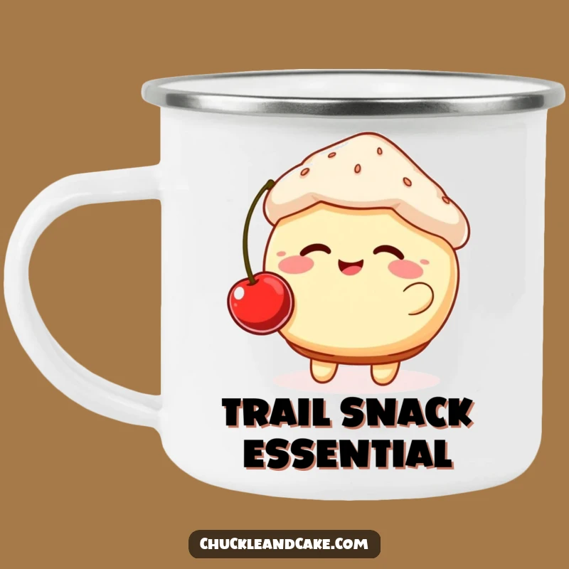 Funny Giggling Muffin Camping Mug - Hilarious Outdoor Breakfast Mug Gift