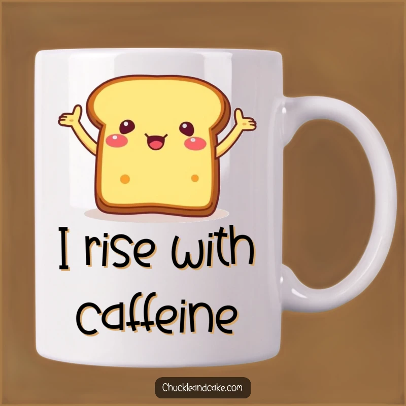 Funny Bread Flailing Mug: Start Your Day with Whimsical Chaos