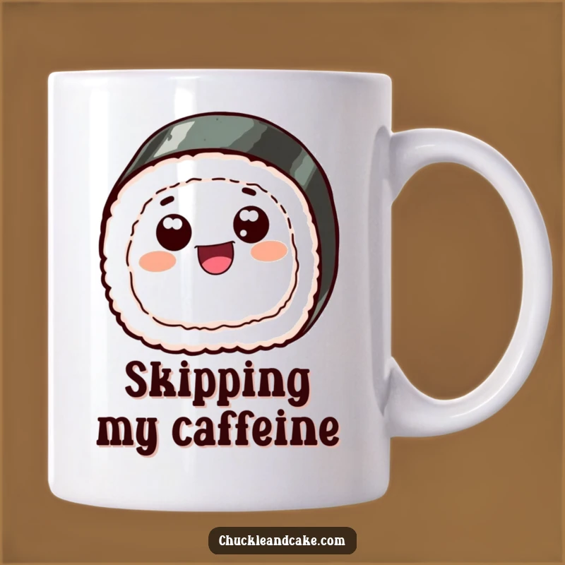 Funny Sushi Slice Mug: Googly-Eyed Joy for Your Morning Brew