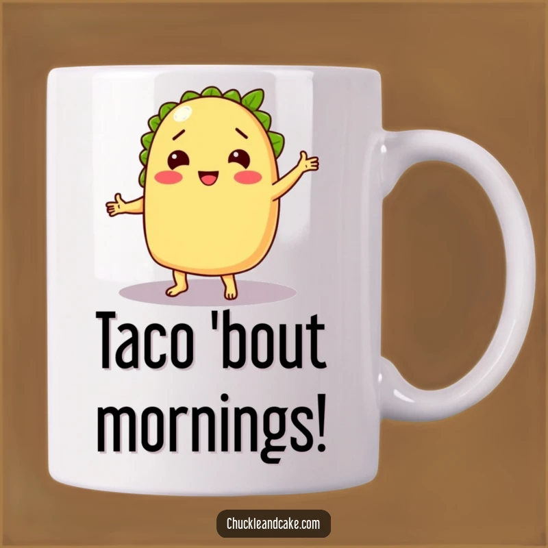 Funny Taco Dancing Mug - Spice Up Your Mornings with Fiesta Fun