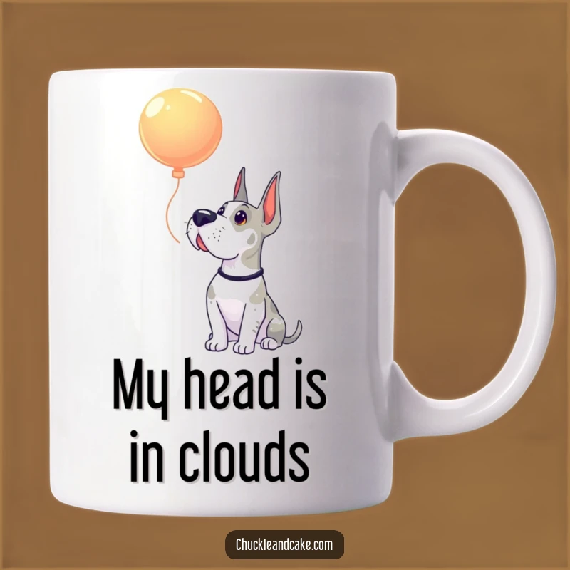 Funny Grand Dane Balloon Wonder Mug: The Perfect Whimsical Gift for Dog Lovers