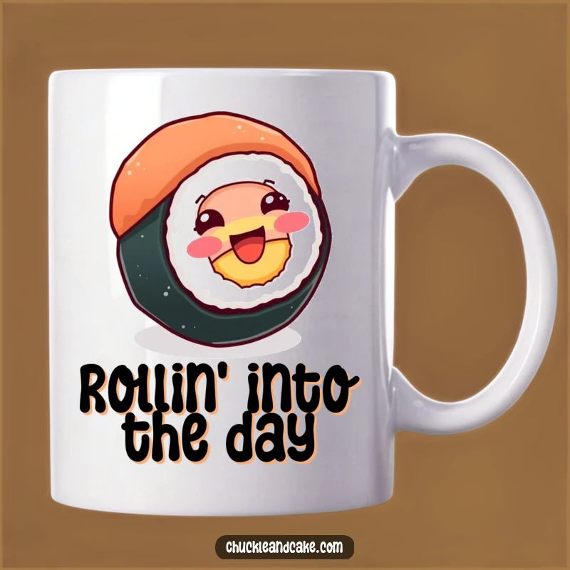 Funny Sushi Roll Mug - Add Joyful Spins to Your Morning Coffee