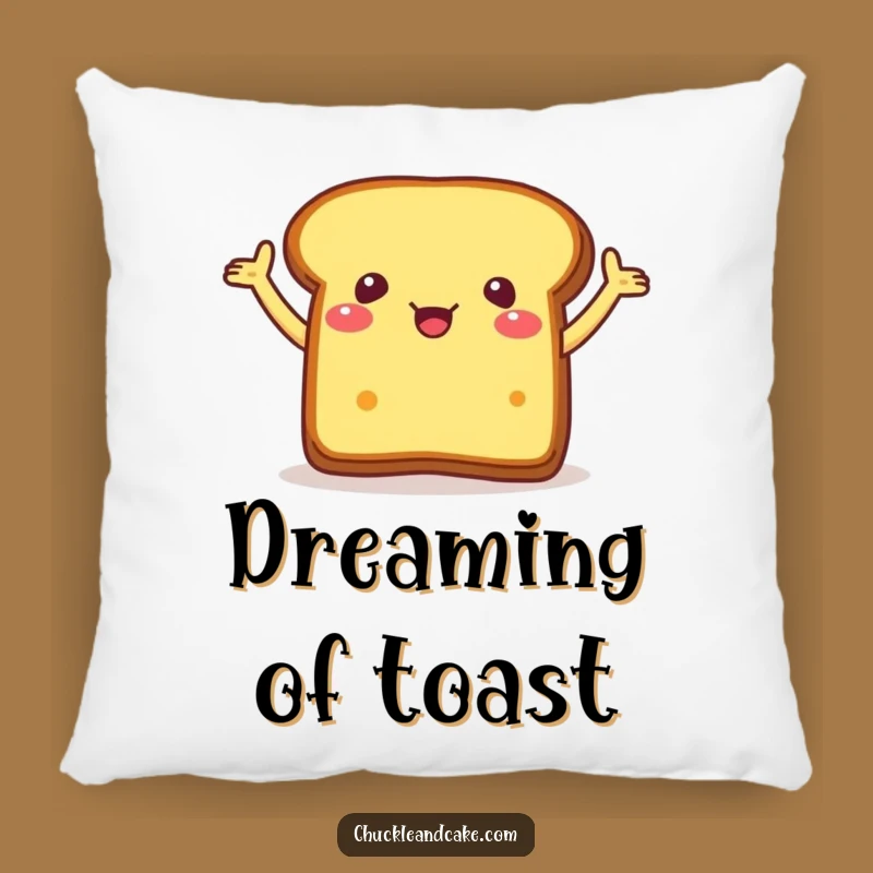 Funny Bread Flailing Pillow: Cozy Comfort with Excitement