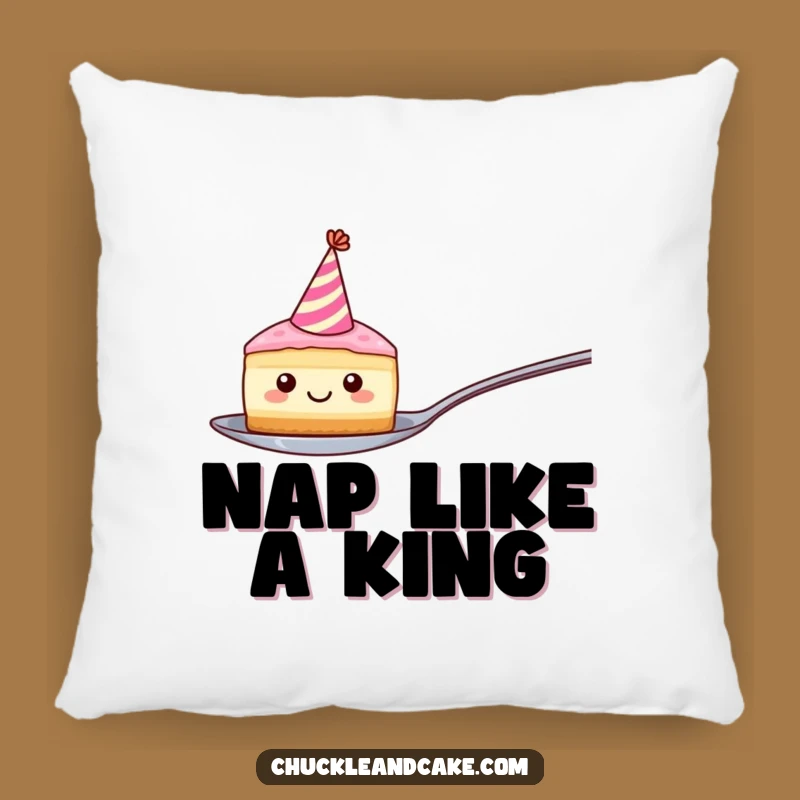 Funny Cake Slice Pillow - Cozy & Hilarious Sweet Treat Cushion Gift