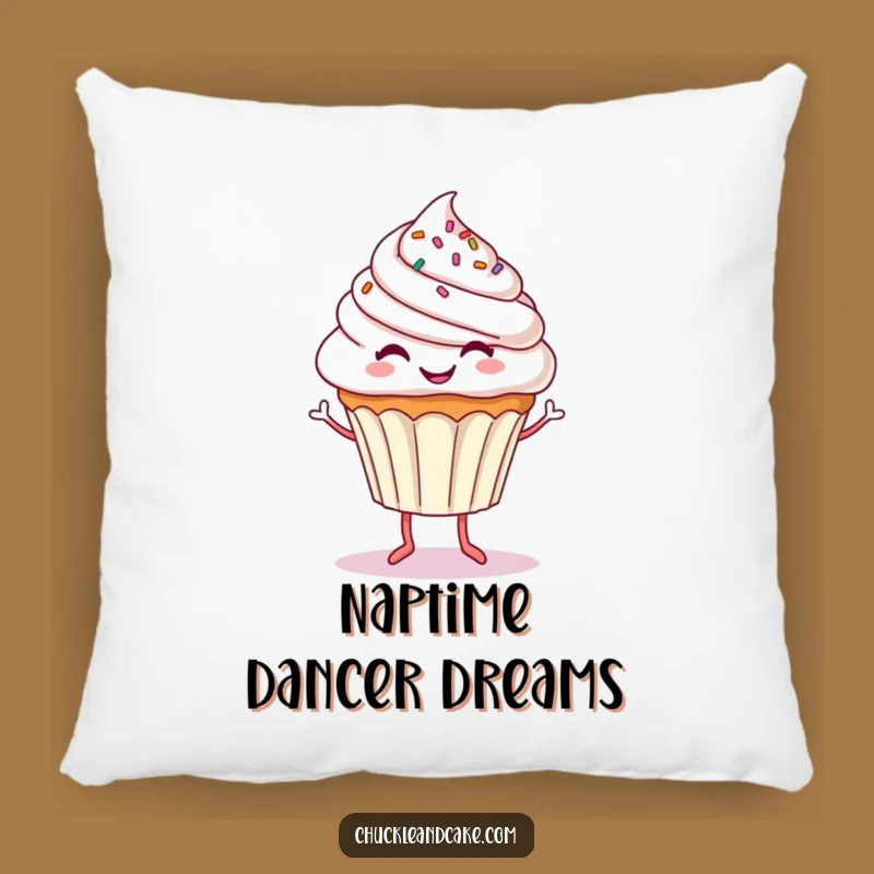 Funny Dancing Cupcake Pillow: Cushions of Comfort & Giggles