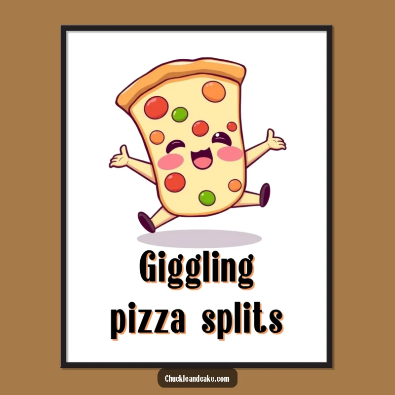 Funny Pizza Digital Art: Instant Giggles with Cheesy Fun