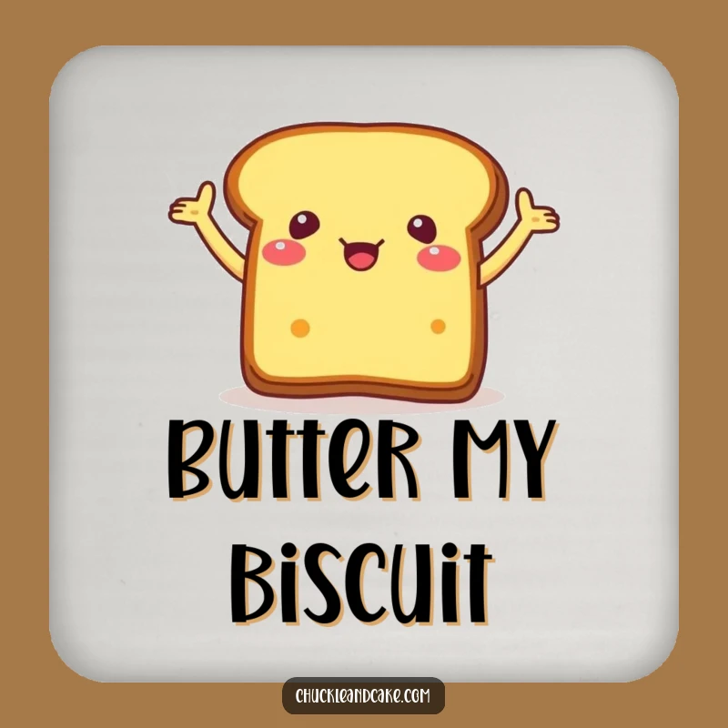 Funny Bread Flailing Coaster: Protect Surfaces with Excitement