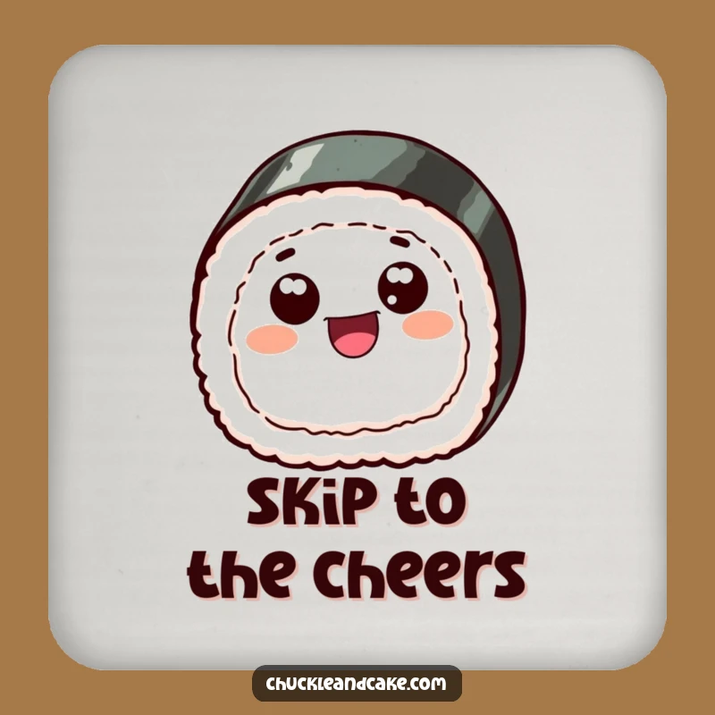 Funny Sushi Coaster: Protect Your Table with Googly-Eyed Charm