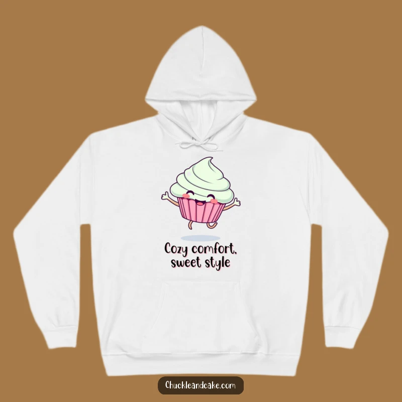 Funny Cupcake Jumping Hoodie: Cozy Comfort and Hilarious Style