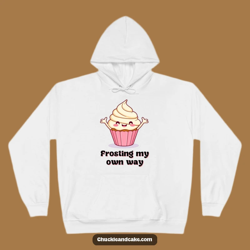 Funny Cupcake Hoodie: Cozy Up with a Merry Spinning Treat
