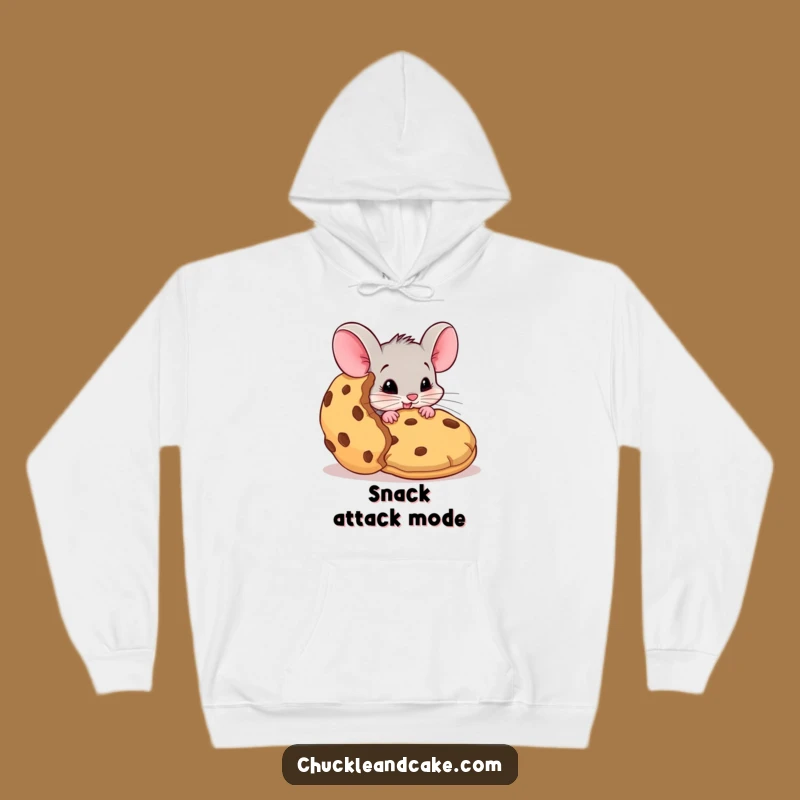 Cozy Funny Mouse Cookie Heist Hoodie: Warm & Hilarious Winter Gift