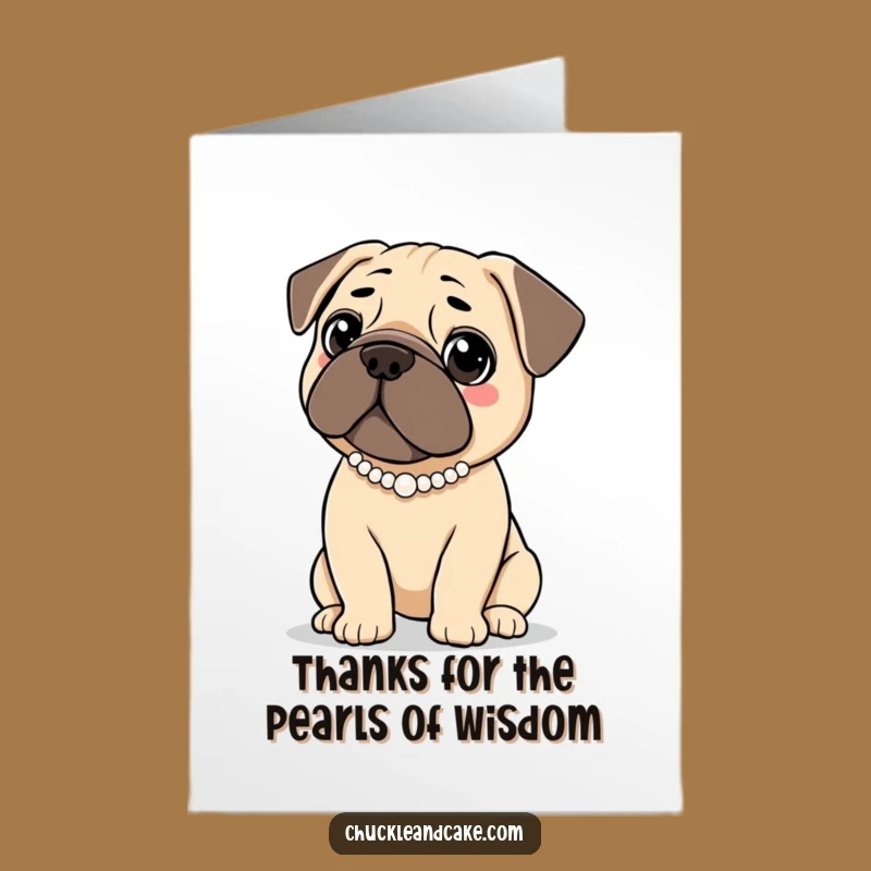 Free Printable Thank You Card: Elegant Bullmastiff, Grateful Downloadable Chic Gift