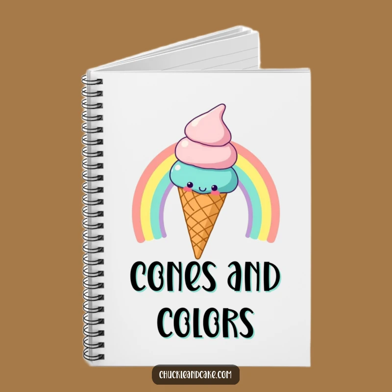 Funny Ice Cream Rainbow Notebook: Jot Down Your Sweet Ideas!