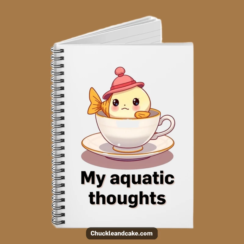 Funny Fish Notebook - Whimsical Notes, Hilarious Journal Gift