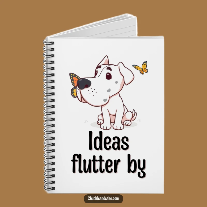 Funny Grand Dane Butterfly Curiosity Notebook: Journal Nature's Wonders, Humorous Gift