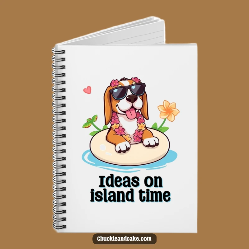 Funny Basset Hound Vacation Notebook: Jot Down Your Holiday Ideas