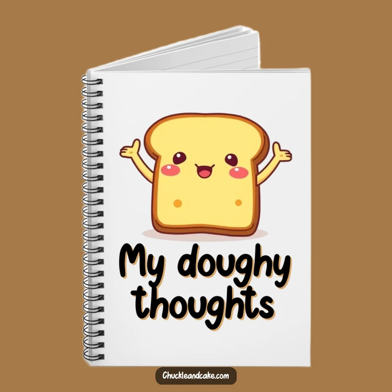 Funny Bread Flailing Notebook: Jot Down Your Excited Ideas