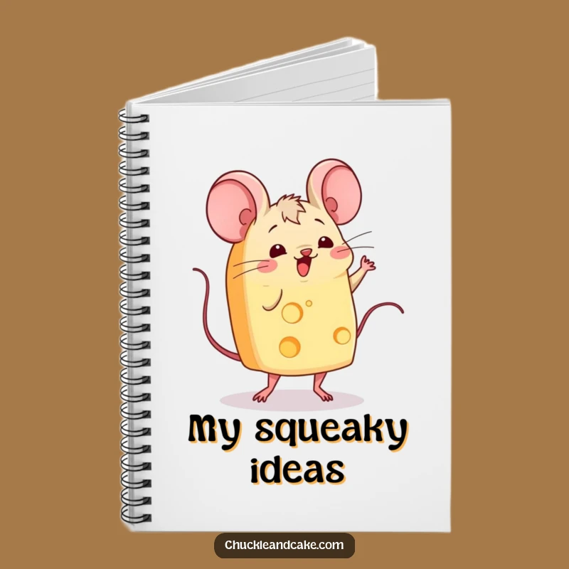 Funny Cheese Jig Notebook: Jot Down Ideas with Wiggling Cheese, Great Funny Gift