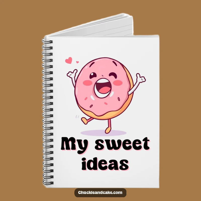 Funny Donut Dance Notebook: Jot Down Your Sweet Ideas