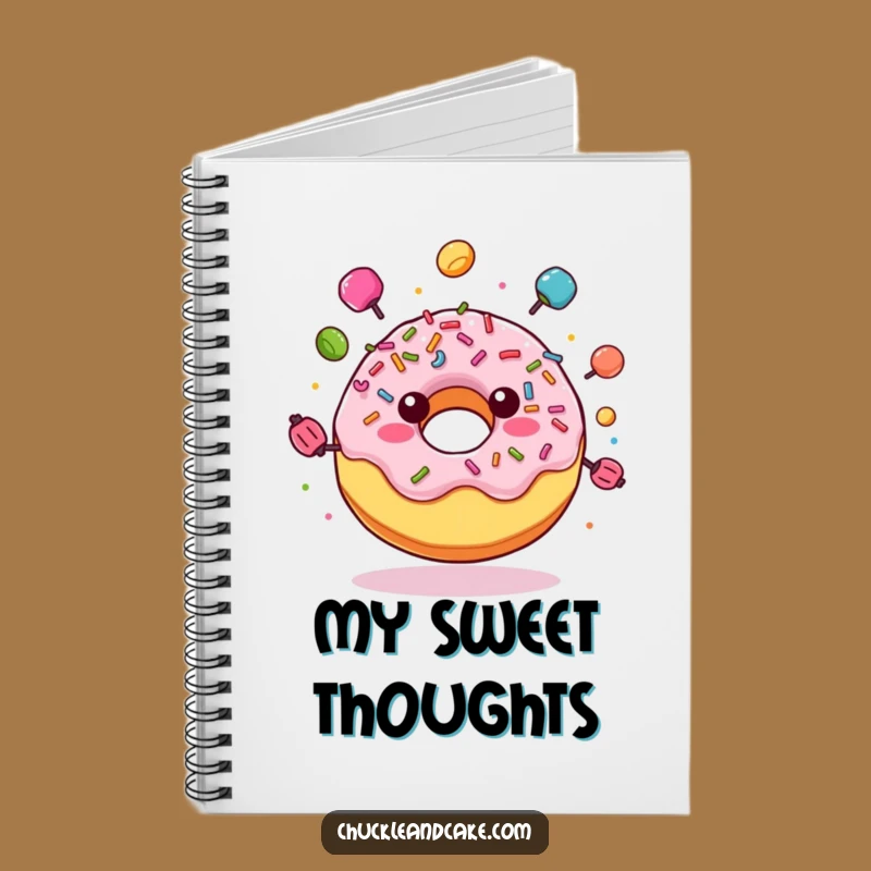Funny Donut Notebook: Jot Down Ideas with Sweet Flair
