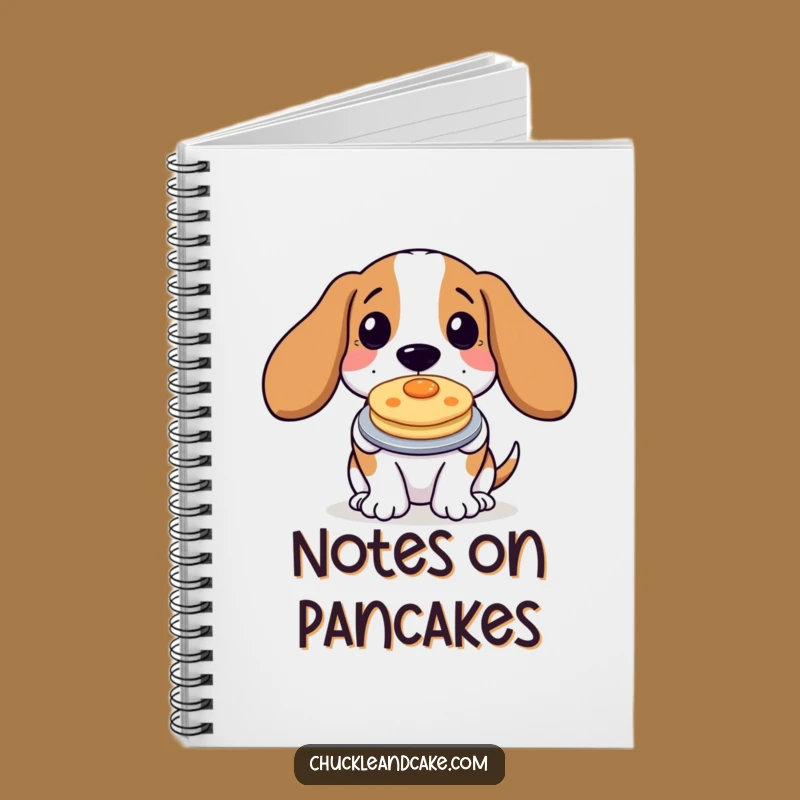 Funny Basset Hound Pancake Notebook: Humorous Journal for Dog Lovers' Creative Ideas