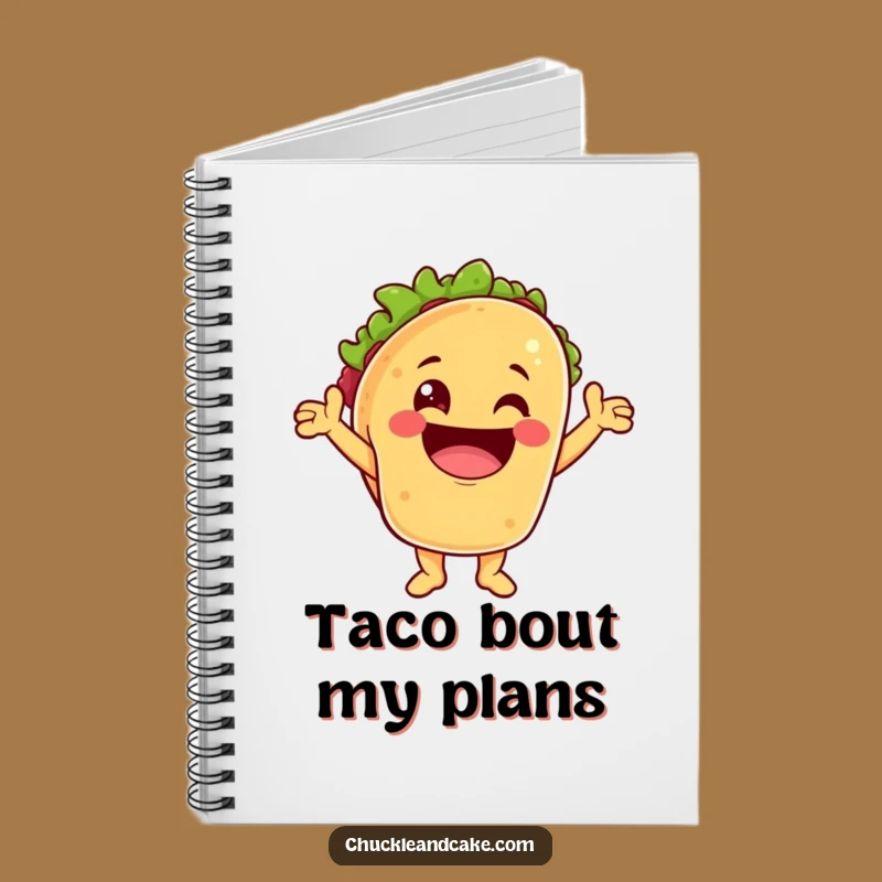 Funny Taco Cheering Notebook: Jot Down Your Delicious Ideas