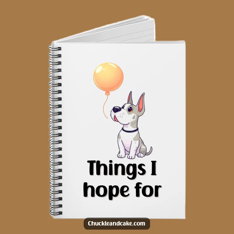 Funny Grand Dane Balloon Wonder Notebook: Inspiring Journal & Humorous Gift for Dreamers