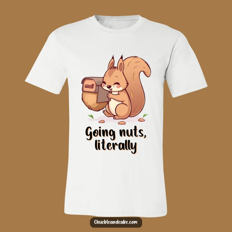 Funny Squirrel T-Shirt: Hilarious Nut-Mailing Design for Comedic Relief