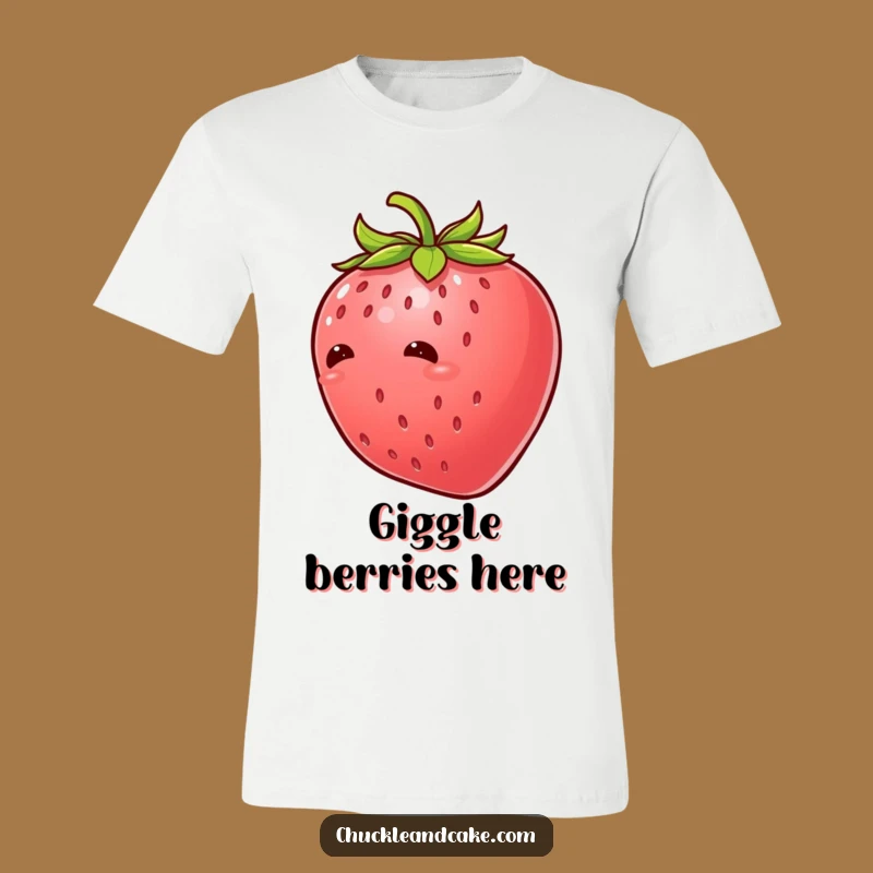 Funny Strawberry Giggle T-Shirt: Wear Your Uncontrollable Laughter, Great Funny Gift