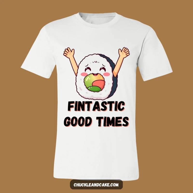 Funny Sushi Roll Celebration T-Shirt: Wear Your Delight