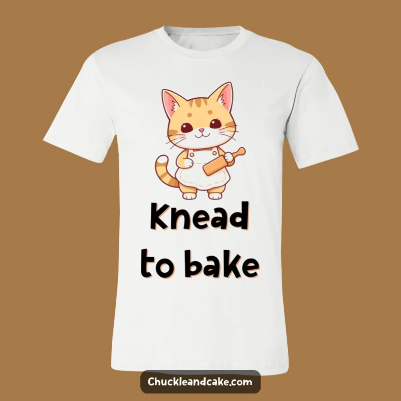 Funny Bobtail Baker Cat T-Shirt: Wear Your Baking Passion With Pride!