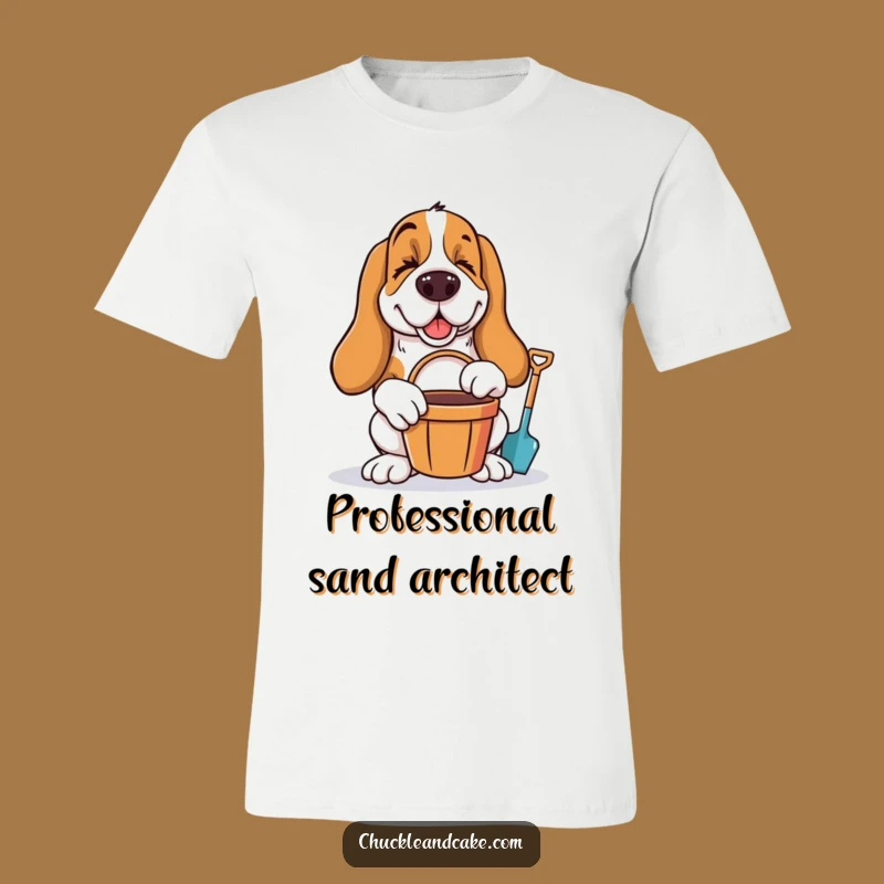Funny Basset Hound Beach Winker T-Shirt - Hilarious Dog Vacation Tee Gift