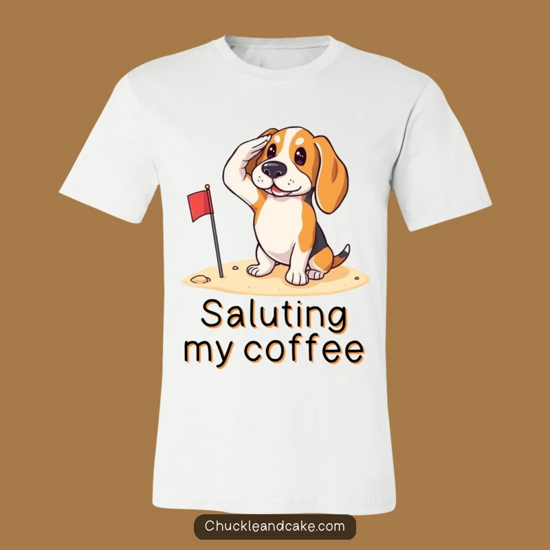 Funny Basset Hound Saluting T-Shirt - Patriotic Beach Dog Tee Gift