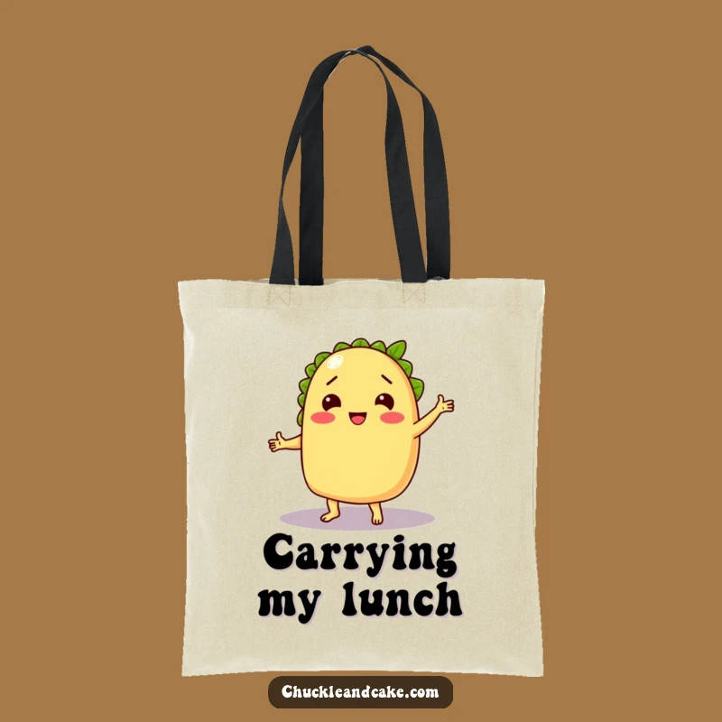 Funny Taco Dancing Tote Bag - Carry Your Essentials with Fiesta Style