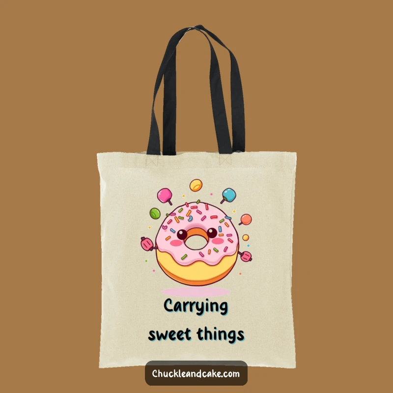 Funny Donut Tote Bag: Carry Your Sweetness and Fun
