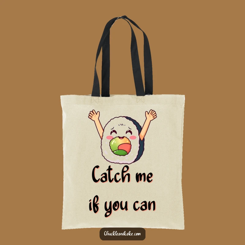 Funny Sushi Roll Celebration Tote Bag: Carry Your Joy